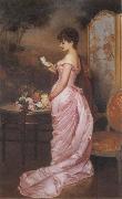 unknow artist The Love Letter oil painting reproduction